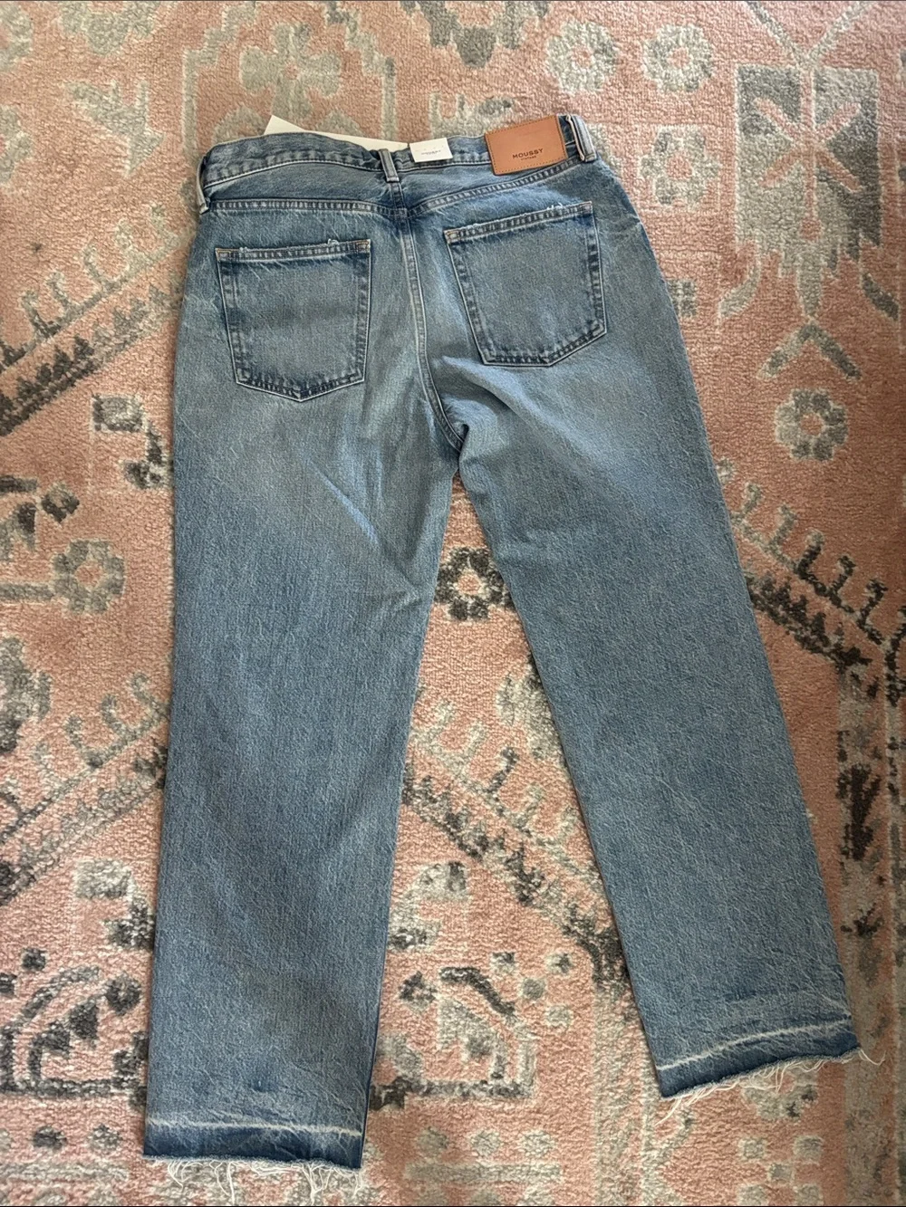 Moussy Light Blue Boyfriend Jeans